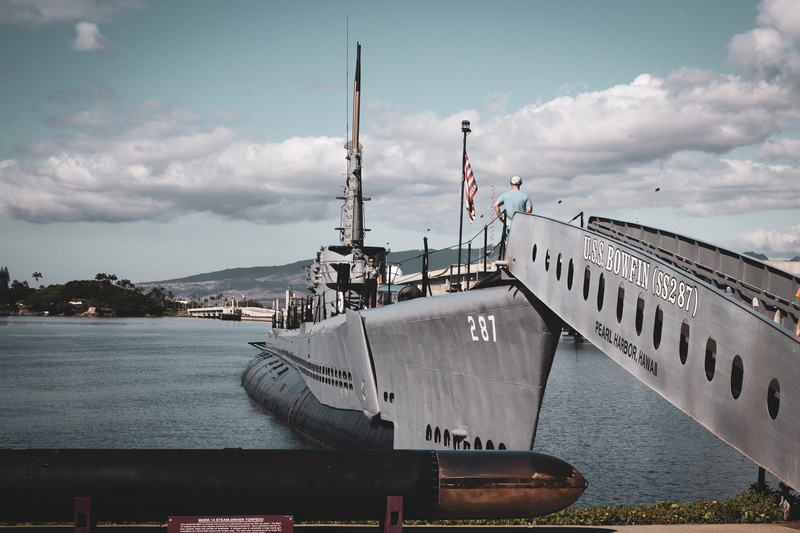 travel, architecture, building exterior, transportation, sunlight, harbor, outdoors, person, dock, day, nature, pier, sea, submarine, ship, vehicle, 4K