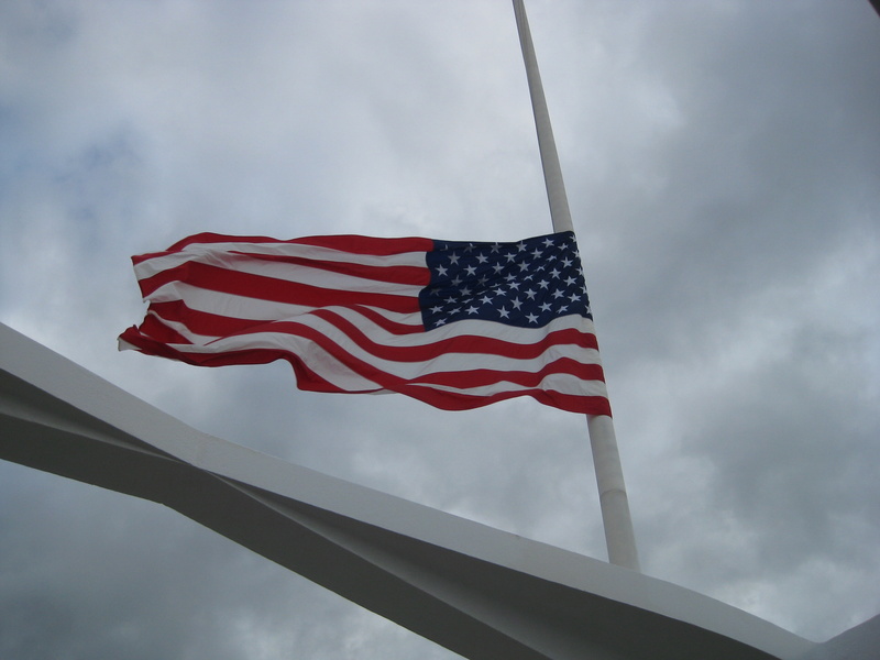 striped, america, day, national icon, icon, independence, emotion, wind, uss arizona, shape, waving, symbol, environment, no people, cloud - sky, freedom