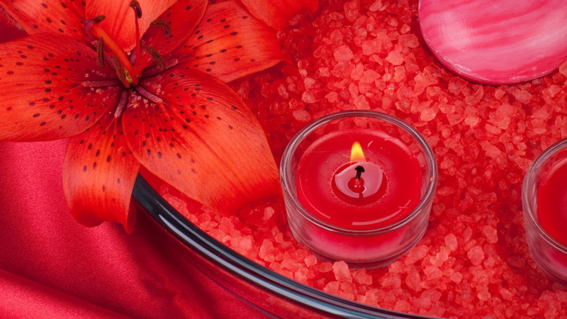 tranquil Scene, votive, fire, illuminated, candle, zen-like, romance, indoors, nature, glowing, flame, salt, event, backgrounds, decoration, heat - temperature