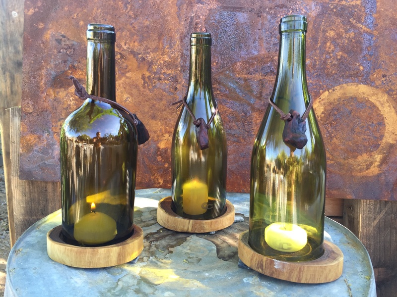 italian wine, still life, green, oil, napa valley, bottle, variation, decor, flame polished, upcycle glass, gccreative works, glass, alcohol, arizona mesquite wood