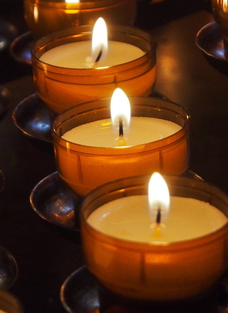 nature, indoors, close-up, candle, container, fire, no people, table, candlelight, faith, lighting equipment, burning, selective focus, votive light, flame