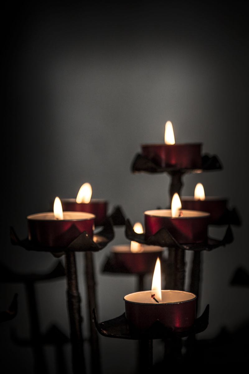 christianity, domestic room, light, burn, prayer, electric lamp, religion, tea light, religious, illuminated, table, decoration, faith, symbol, no people