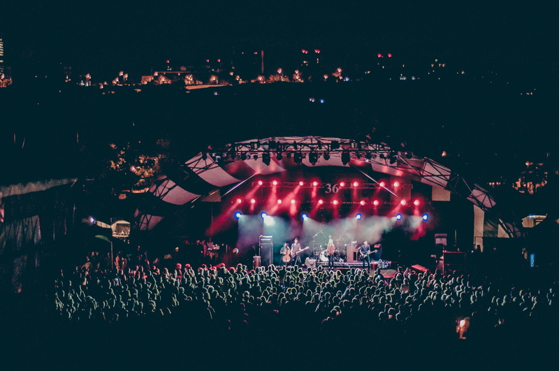 watching, excitement, town, spectator, music, large group of people, festival, illuminated, performance, music festival, nightlife, stage, city, outdoors