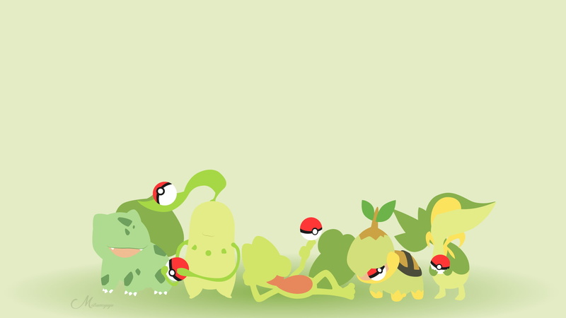 1080P, Turtwig (Pokémon), Pokémon, Treecko (Pokémon), Chikorita (Pokémon), Snivy (Pokemon), Bulbasaur (Pokémon)