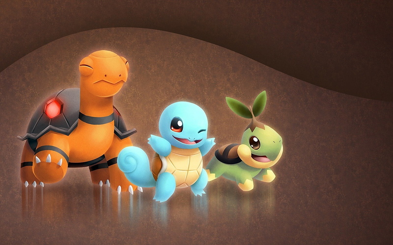 art and craft, multi colored, close-up, Turtwig (Pokémon), Pokémon, Torkoal (Pokémon), bird, 1080P, table, representation, toy, creativity, celebration