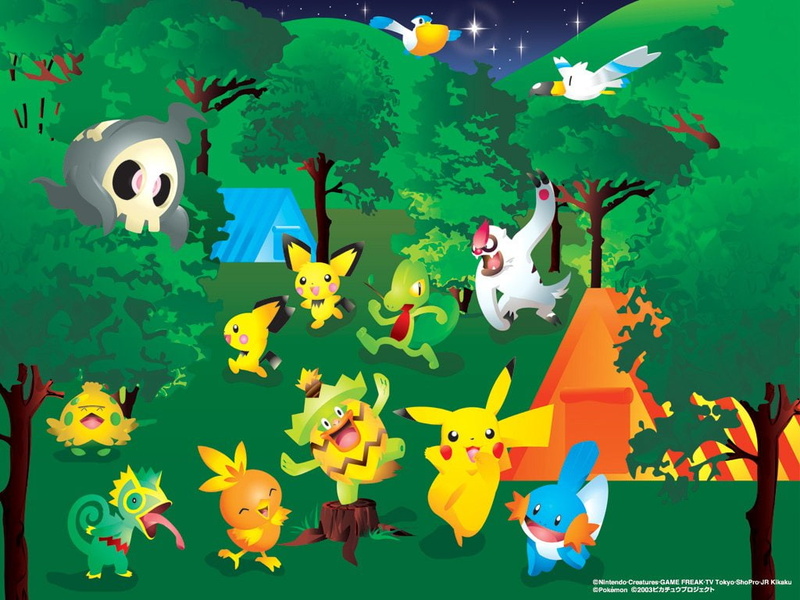 Kecleon (Pokémon), plant, mural, art and craft, Duskull (Pokémon), Pelipper (Pokemon), 480P, leaf, outdoors, animal representation, plant part, Mudkip (Pokémon)