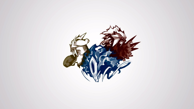 Entei, 1080P, minimalism, video games, Suicune, Pokémon, Raikou