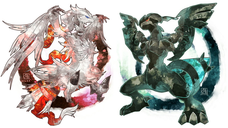 1080P, Zekrom (Pokemon), Pokémon, Reshiram (Pokémon)