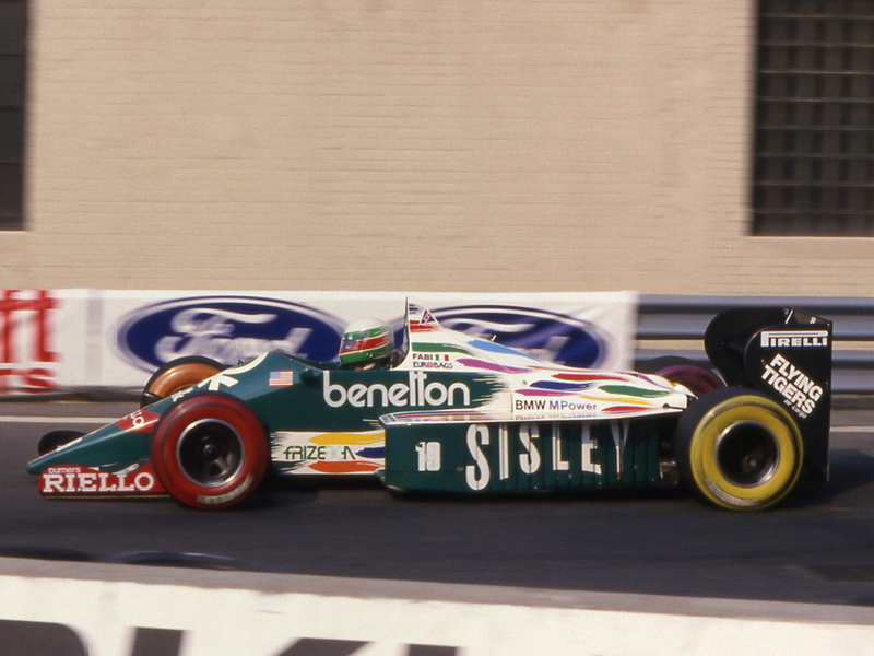 car, racing, formula 1, benetton, 4K, race, b186, 4000x3000, vehicle, supercar, 1986