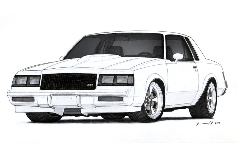 1080P, national, 1986, drawing, buick, grand