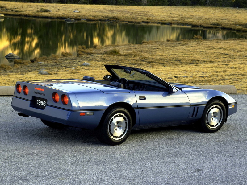 classic, supercar, convertible, corvette, muscle, 1080P, supercars, 1986