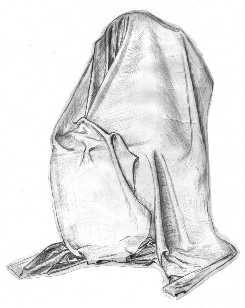 portrait, texture, structure, creativity, Fold, no people, fashion, fall of the folds, sketch, single object, drawing, hairstyle, Fall, hand drawn sketch