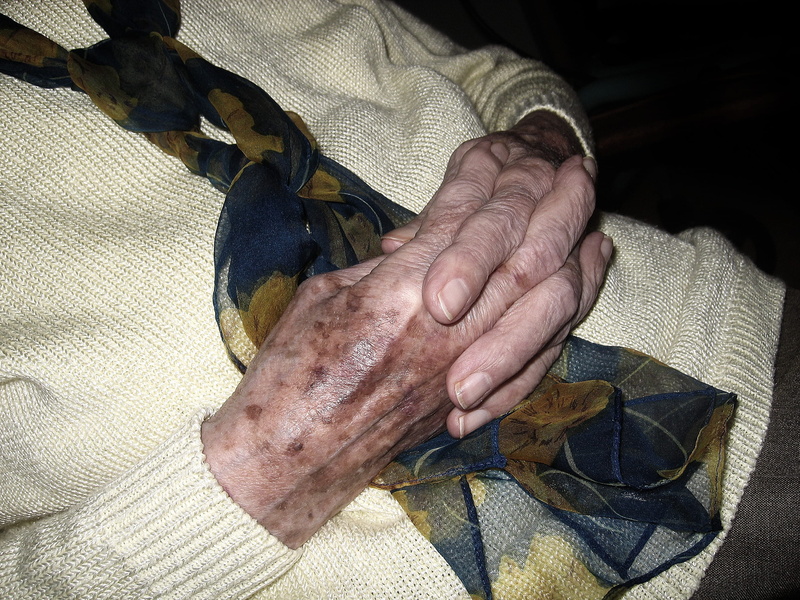 one man only, Age, retirement home, care for the elderly, adults only, human hand, real people, old man, textile, hand, old age, Pray, resident, woman old
