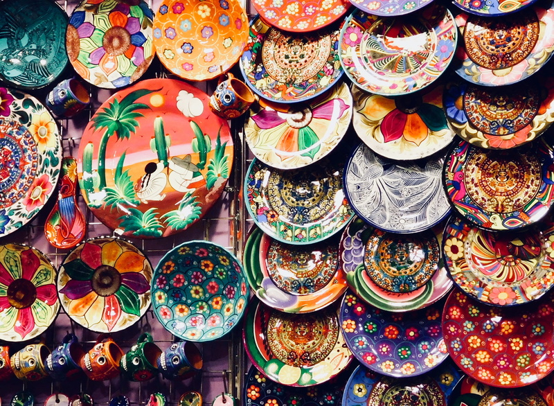 1080P, store, arts and crafts, colored, art, full frame, handicraft, arrangement, backgrounds, multi colored, colors, ceramics, side by side, collection