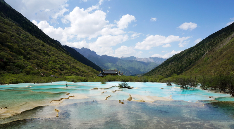 mountain peak, Lake, photos, outdoors, green Color, tree, nature, non-urban scene, river, Jiuzhaigou, Sichuan, travel destinations, tranquility, landscapes