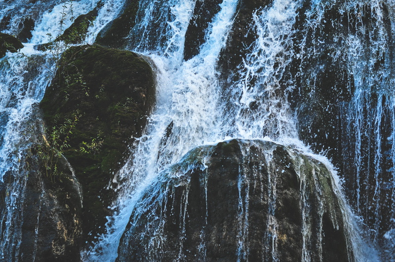 wild, cascade, china, wet, power in nature, sichuan, plant, beauty in nature, power, day, motion, rocks, outdoor, river, nature, rock formation, no people