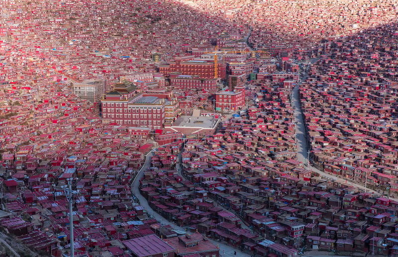 the monastery, home, Sichuan, Seda, 1080P, Tibet, China