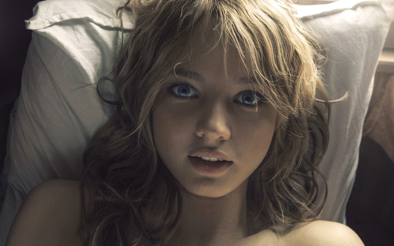 5K, Iren Bauskova, women, juicy lips, eyes