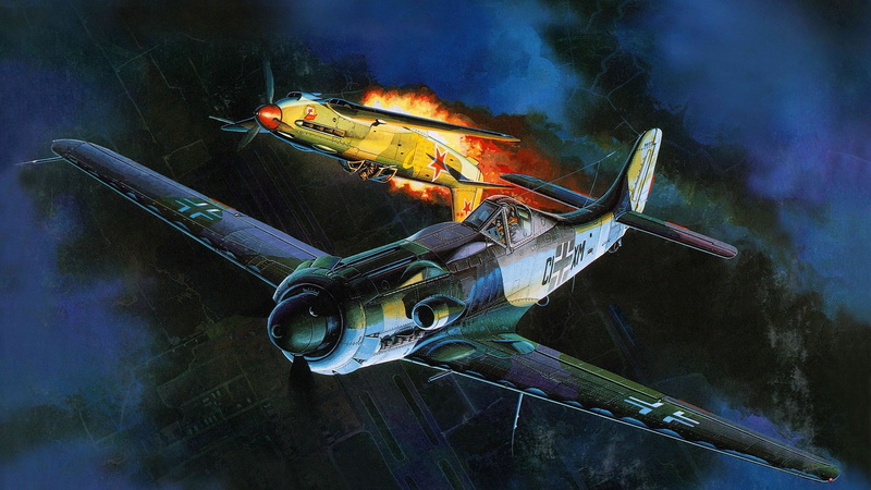 Focke Wulf, Germany, Military Aircraft, military, airplane, Fw 190, World War II, 1080P, aircraft, Luftwaffe