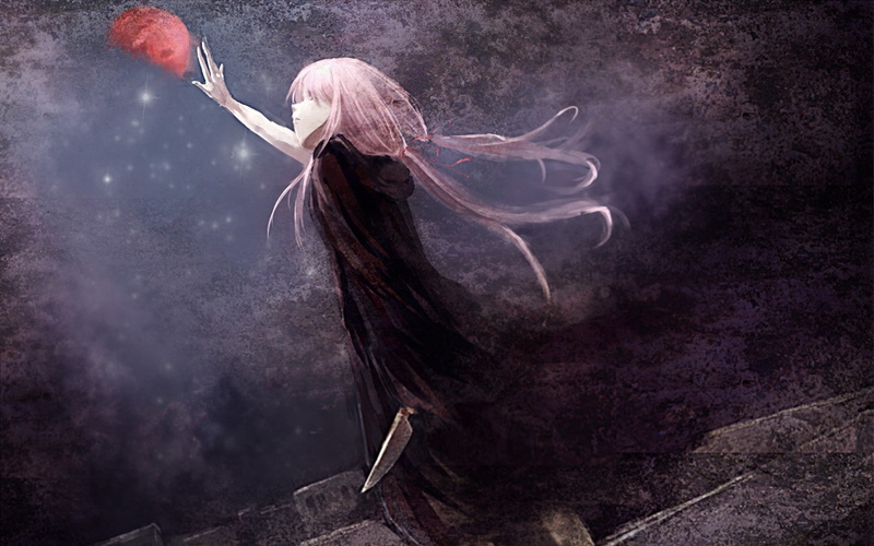 1080P, Gasai Yuno, Mirai Nikki, anime girls