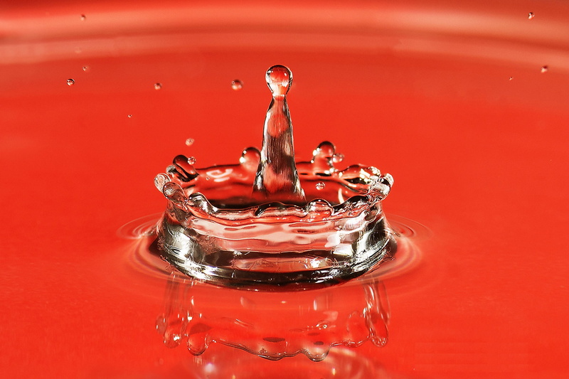 nature, various, drop, macro, Closeup, backgrounds, wave, concentric, purity, colored background, abstract, reflection, splash, close-up, splashing droplet