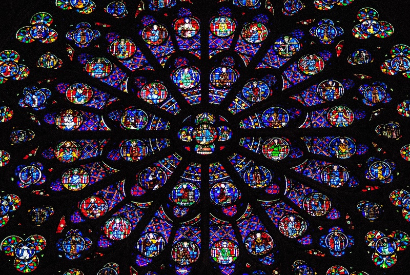stained glass, ornate, decoration, creativity, shape, building, belief, indoors, church, abstract, low angle view, built structure, floral pattern, glass window