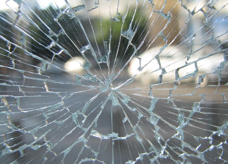 toughened, misfortune, bad condition, day, destruction, window, no people, nature, aggression, ruined, pattern, glass - material, vulnerability, focus on foreground