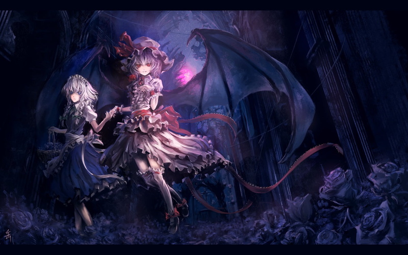 animal themes, bird, untitled, representation, Touhou, no people, vertebrate, digital composite, group of animals, transfer print, 720P, art and craft