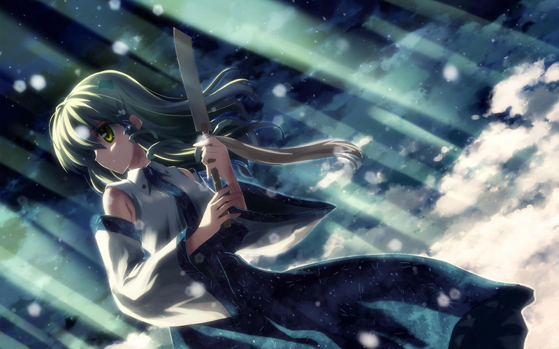 kochiya, 1080P, haired, sanae kochiya, character, anime, 1920x1200, sanae, touhou, white, touhou project, project