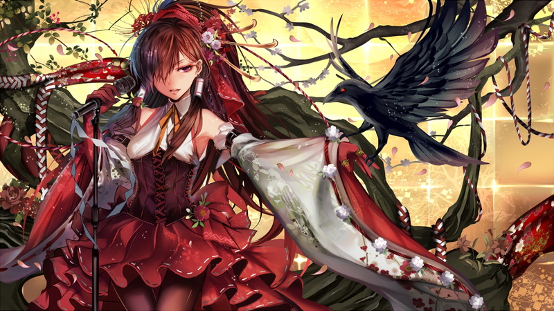 1080P, touhou project, girl, anime, art