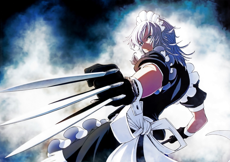 Izayoi Sakuya, 4K, maid, Touhou