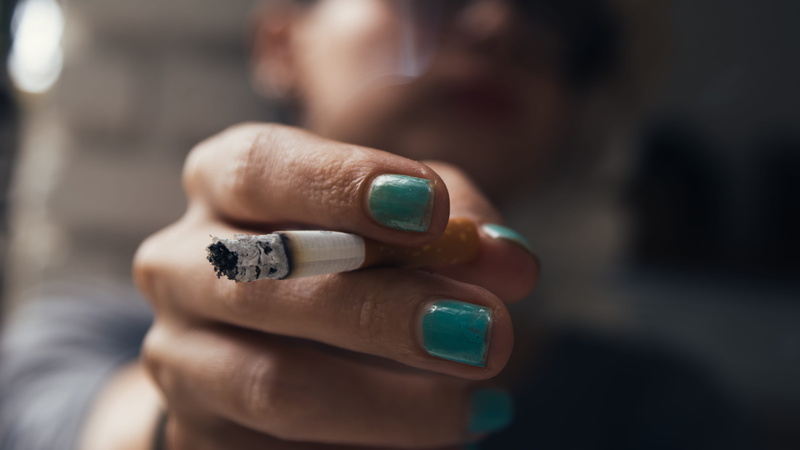 communication, sign, indoors, close-up, nail, human body part, cigar, hand, nail polish, nails, holding, body part, ash, adult, girl, looking, aggression