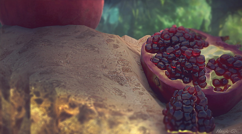 3D, fresh, defocus, no people, break, fluids, red, indoors, table, old, reflect, healthy eating, selective focus, photoshop, 4K, colorsdof, food and drink