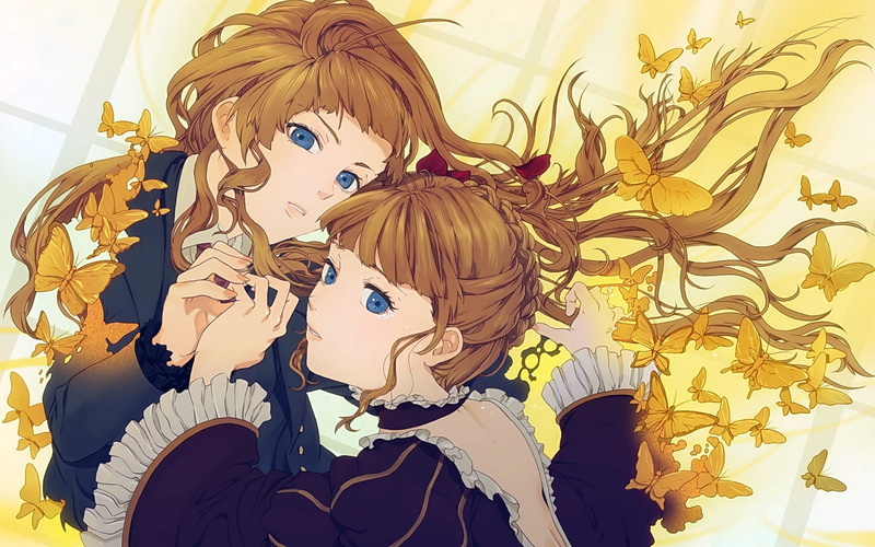 umineko no naku koro ni, child, real people, young Adult, females, adult, girl, costume, hairstyle, leisure activity, teenage Girls, haired, people, female