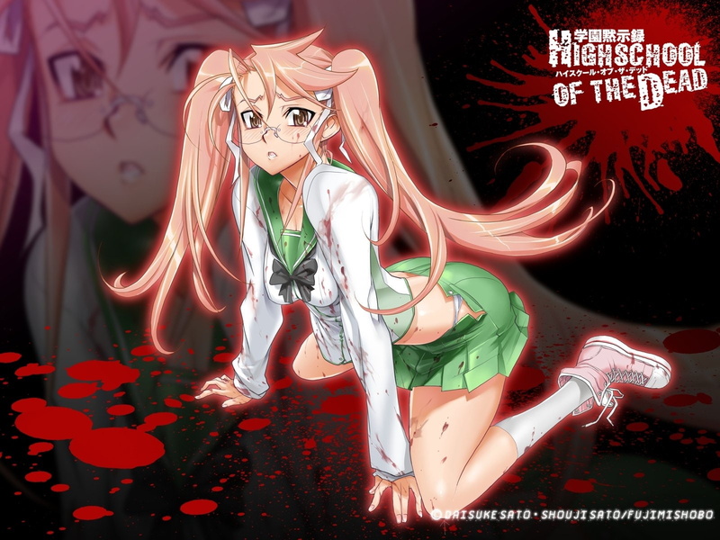 Anime, Saya Takagi, 720P, Highschool Of The Dead