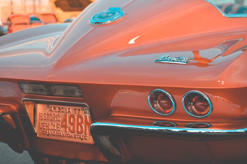 land vehicle, park, mode of transportation, 4K, number, symbol, logo, car show, focus on foreground, vehicle, orange color, transportation, day, view