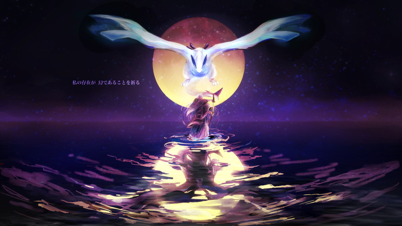 Touken Ranbu, Lugia (Pokémon), 1080P, Crossover, Anime, Pokémon, Kousetsu Samonji