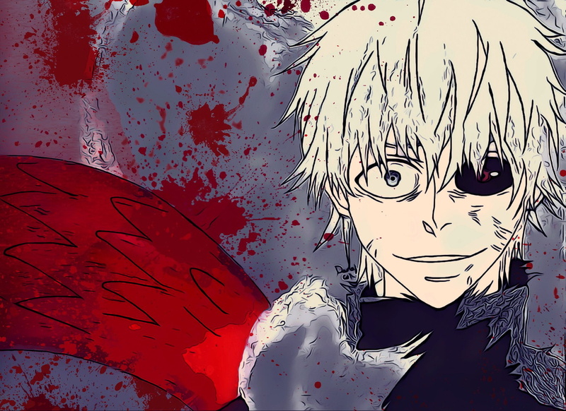 representation, Ken Kaneki, white color, no people, human representation, day, Tokyo Ghoul, close-up, lifestyles, indoors, celebration, portrait, Anime