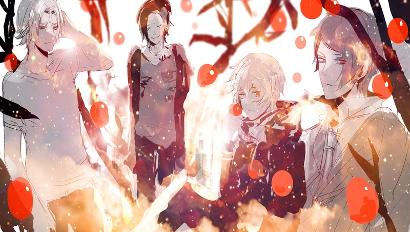 Anime, 720P, shopping, male likeness, Uta (Tokyo Ghoul), art and craft, Tokyo Ghoul, celebration, Kazuichi Banjou, sculpture, arts culture and entertainment