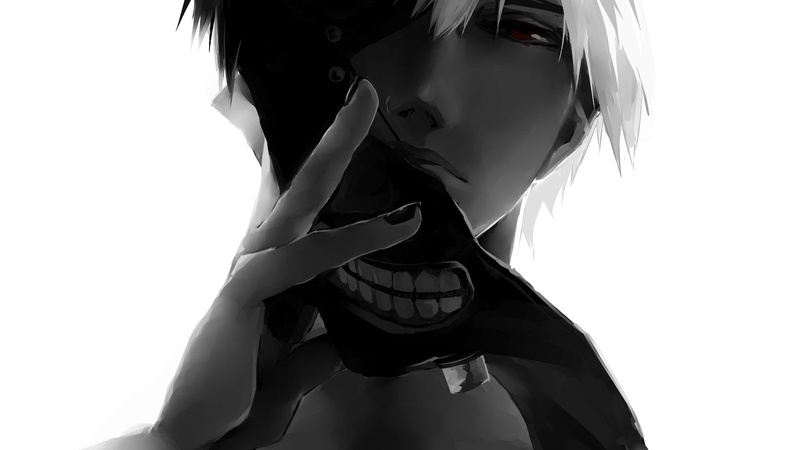 Tokyo Ghoul, Kaneki Ken, anime, 1080P