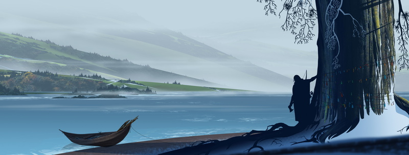 artwork, concept art, digital art, 2K, The Banner Saga, video games