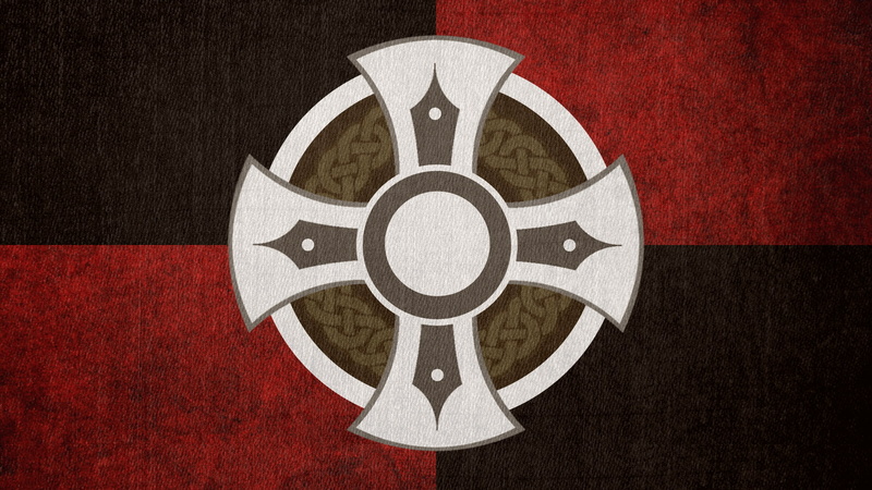 Okiir, The Elder Scrolls, single object, red, white color, symbol, communication, wall - building feature, sign, shape, circle, close-up, no people, pattern