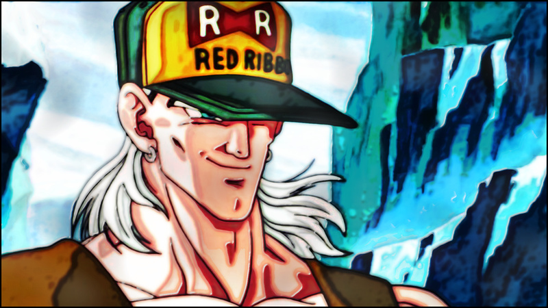 trippy, android 13, psychedelic, Dragon Ball Z, 1080P, Dragon Ball, red ribbon army