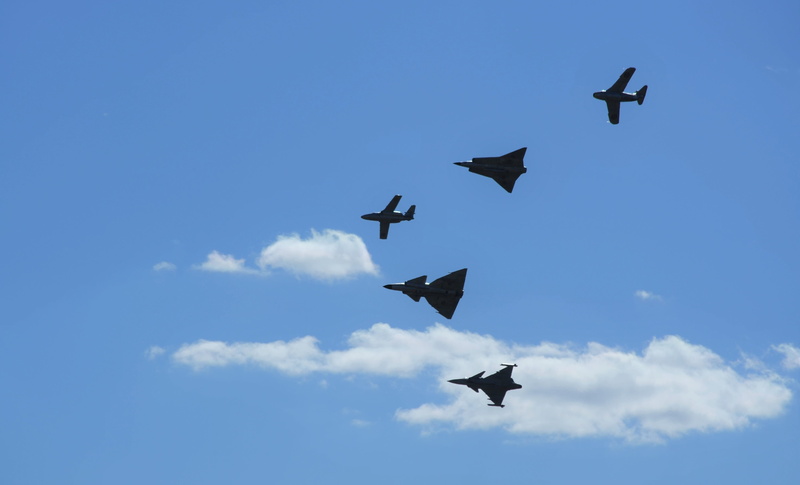 formation, animals in the wild, spread wings, air force, motion, 4K, animal, outdoors, flying, on the move, dragon, viggen, mid-air, sky, animal wildlife