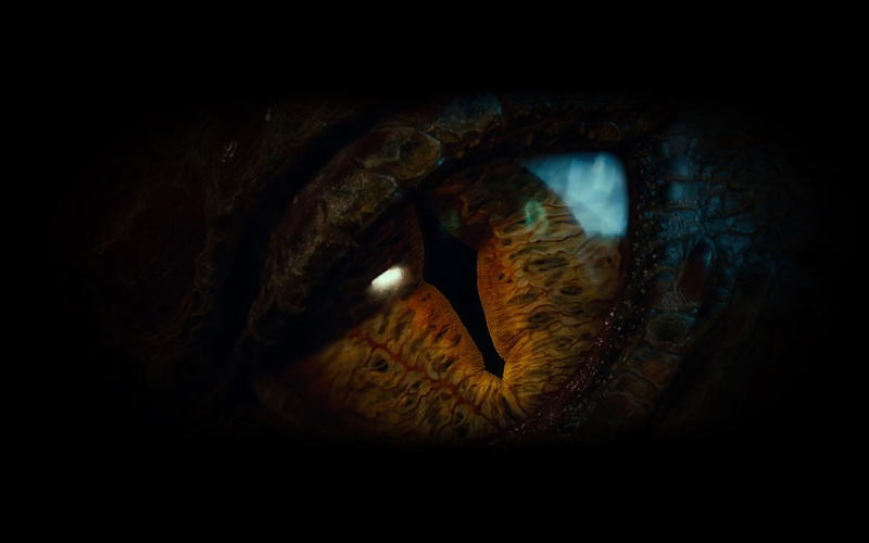 art, dragon, hobbit, eye, dark, battle, armies, five, the, 4K