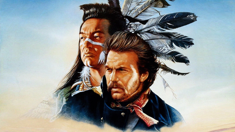 lieutenant Dunbar, soldier, Graham Greene, Kicking Bird, Dunbar, 1080P, Dance With Wolves, native american, Kevin Costner, lieutenant of the cavalry