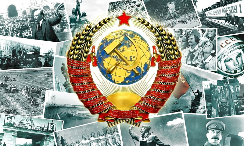 Lenin, Gagarin, The Victory Banner, 1080P, USSR, Coat of arms, Soldiers