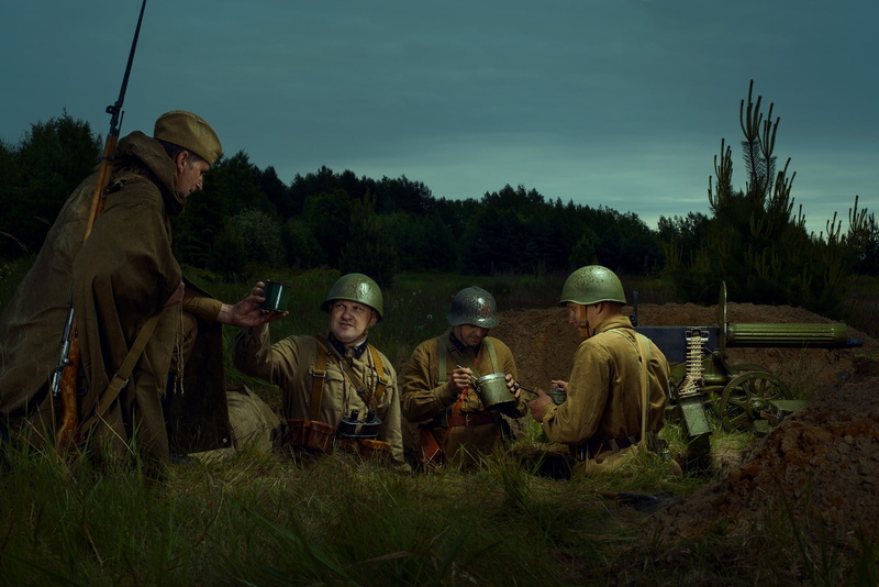 May 9, war, for the holiday of the great victory, Banner, 1080P, soldiers, machine gun
