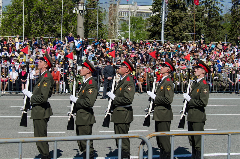 spectator, officers, troops, the 9th of may, military uniform, area, security, uniform, celebration, day, banner, the rostrum, soldiers, in a row, honor guard