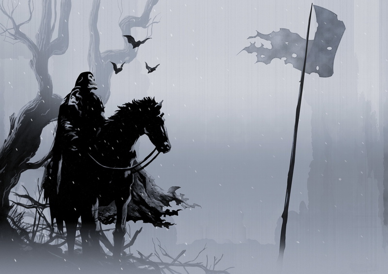animals, art, digital, Skulls, 2K, Flags, hd, horses, drawing, x